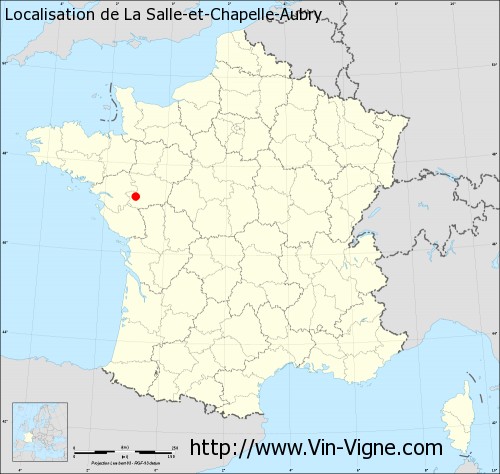 Carte de La Salle-et-Chapelle-Aubry